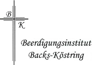 Beerdigungsinstitut Backs-Köstring in Bad Oeynhausen | Bestattungsunternehmen